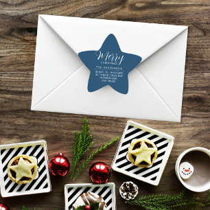 Custom Holiday Return Address Label