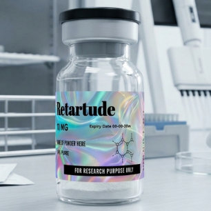 Custom Holographic Peptide 10 ml Vials Labels