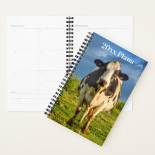 Custom Holstein Cow Business Planner