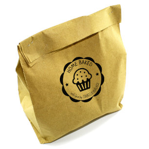 Custom Home Baked Cupcakes Business Rubber Stamp