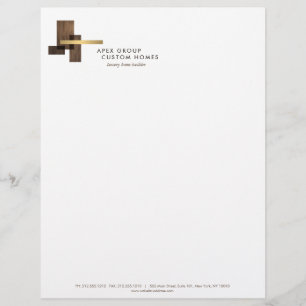 Custom Home Builder Logo Letterhead