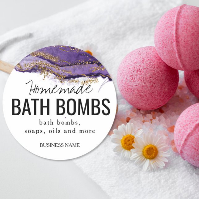 custom homemade bath bombs label (Creator Uploaded)