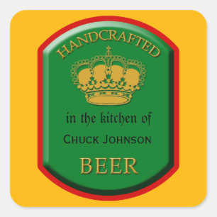 Custom Homemade Beer Labels