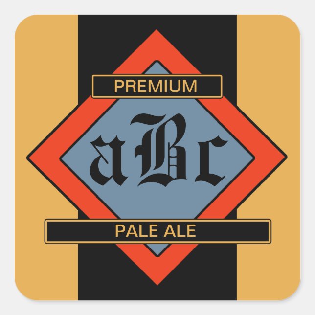 Custom Homemade Beer/Wine Labels (Front)