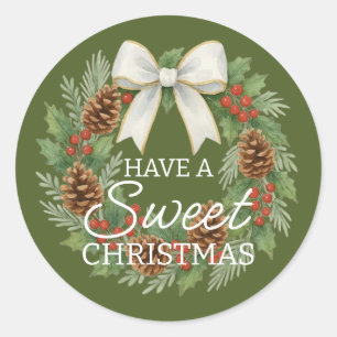 Custom Homemade Christmas Cookies Label Sheet