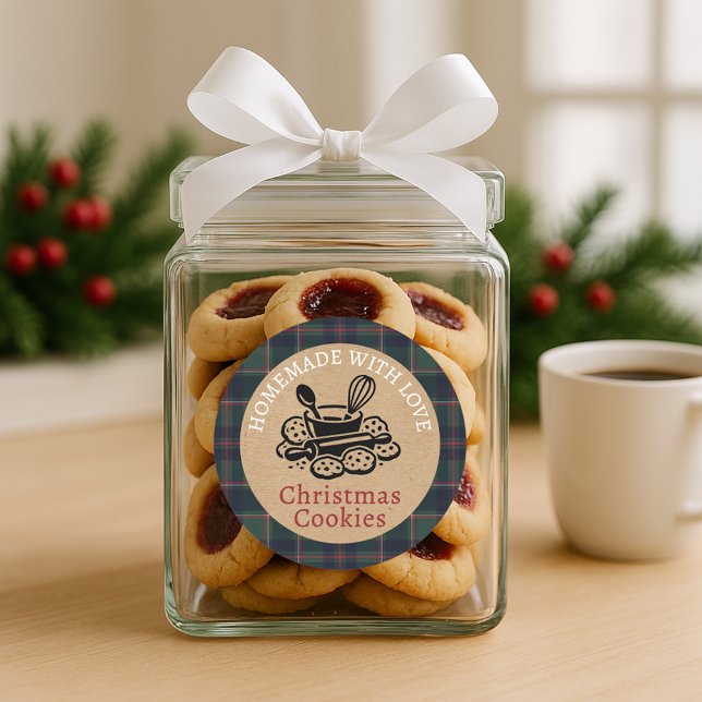 Custom Homemade Christmas Cookies Label Sheet (Creator Uploaded)