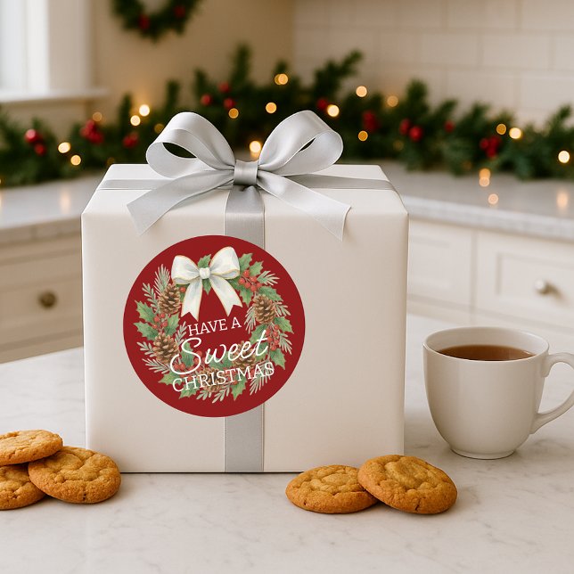 Custom Homemade Christmas Cookies Label Sheet (Creator Uploaded)