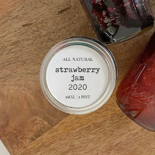 Custom Homemade Food Jar Label