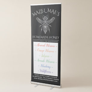 Custom Homemade Honey Flavours Retractable Banner