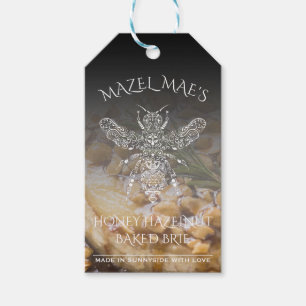 Custom Homemade Honey Hazelnut Baked Brie Labels