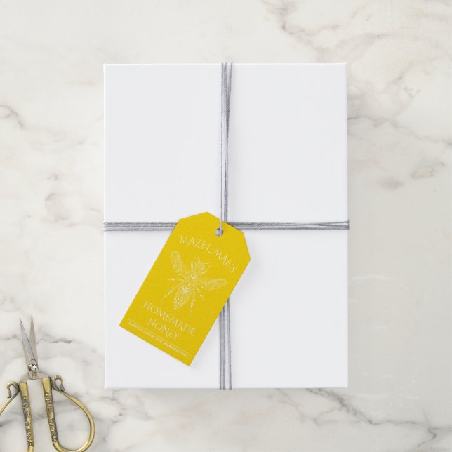 Custom Homemade Honey Labels (With Twine)