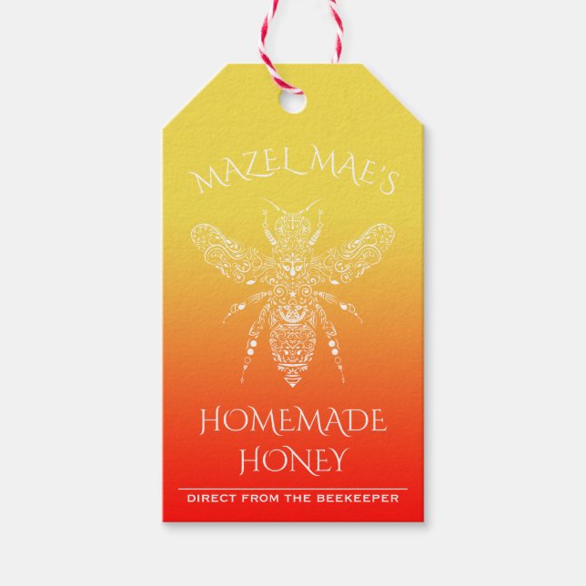 Custom Homemade Honey Labels (Front)