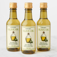 Custom Homemade Olive Oil Label