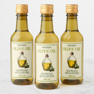 Custom Homemade Olive Oil Label