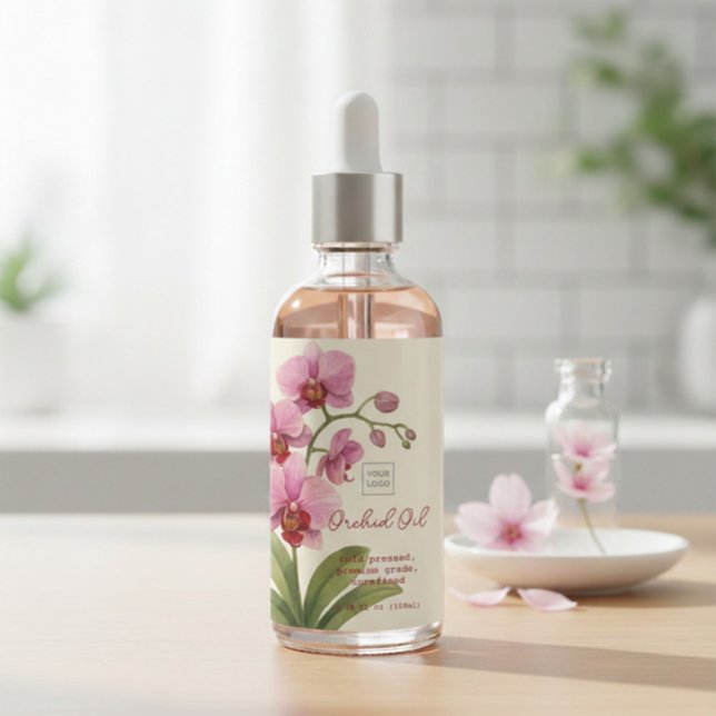 Custom Homemade Orchid Oil Label (Creator Uploaded)