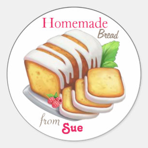 Custom Homemade Quick Bread Stickers
