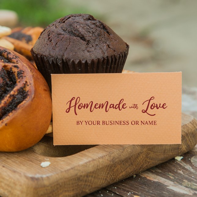 Custom Homemade wih Love Typography Quote Rubber Stamp (Creator Uploaded)