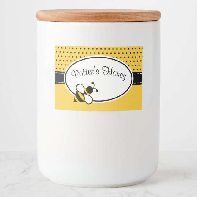 Custom Honey Bee Labels  (Front)
