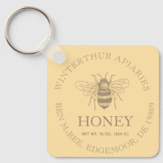 Custom Honey Business Promotional Key Ring