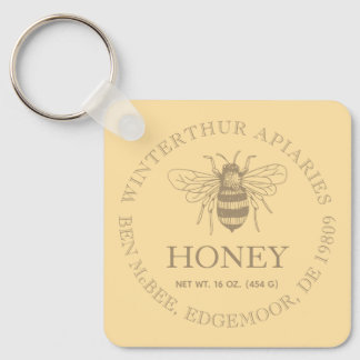 Custom Honey Business Promotional Key Ring