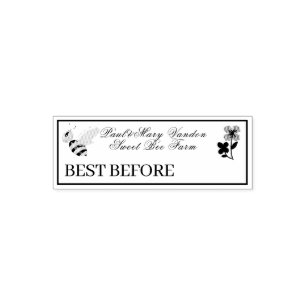 Custom Honey Stamp Durability Date
