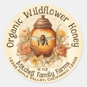 Custom Honey Sticker