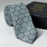 Custom Honeycomb Photo Collage with 6 Photos Black Tie<br><div class="desc">For best results,  crop your photos into squares before uploading. A modern grid design with an all-over print of your photos. Use your favourite photo or pictures to make a fun keepsake to share with friends.</div>