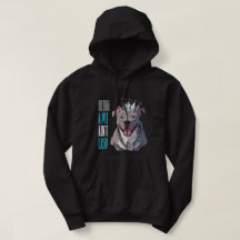 Custom Hooded Sweat Shirt Pit Bull Dog Bully Breed