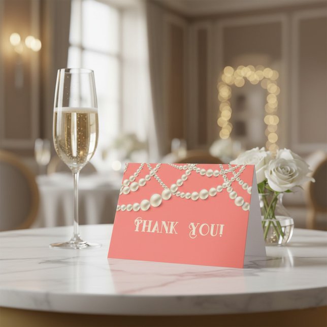 Custom Horizontal Folded Thank You Card (Creator Uploaded)