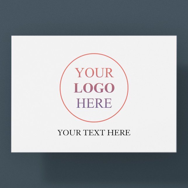 Custom Horizontal Logo – No Minimum Order Postcard (Creator Uploaded)