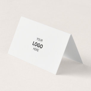 Custom Horizontal Tent Fold Folded Business Card