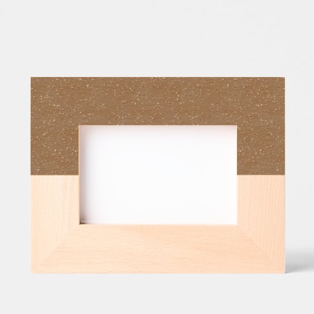 Custom Horizontal Wood Frame – Walnut & Maple (Front)