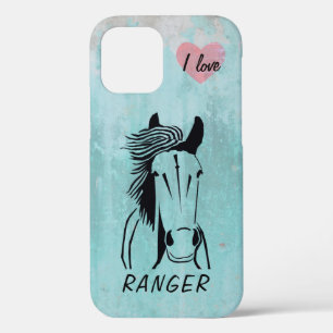 Custom Horse Apple IPhone 12 (Tough) Phone Case