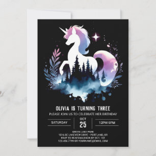 Custom Horse Birthday Invitation
