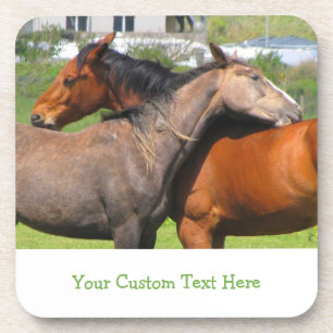 Custom Horse Coasters