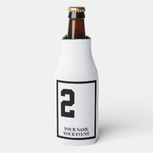 Custom Horse Racing Saddle Blanket White 2 Bottle Cooler