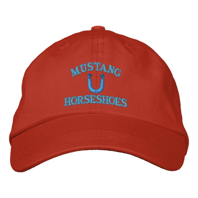 Custom HorseShoe Pitching Cap (Front)