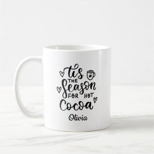Custom Hot Cocoa Christmas Mug – Personalised Name