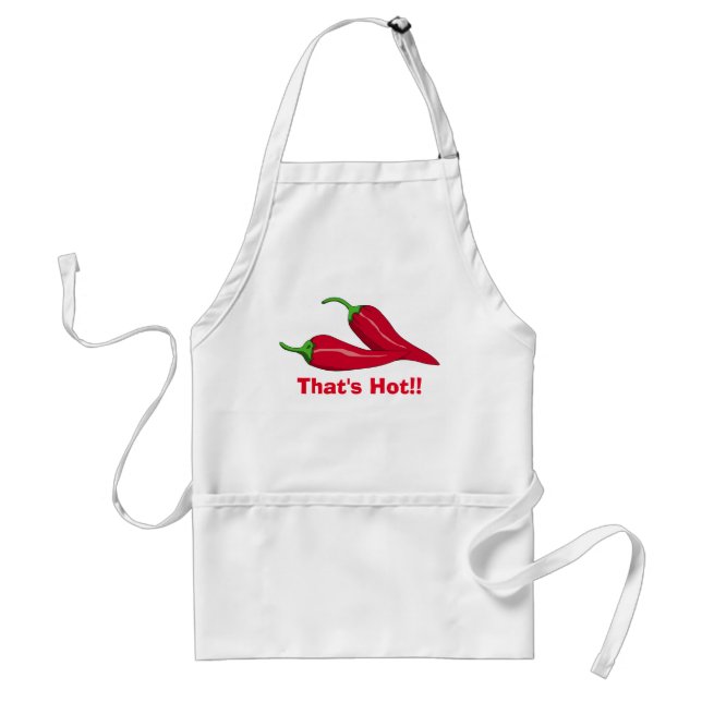 Custom Hot Peppers Apron (Front)