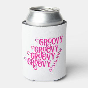 Custom Hot Pink Can Cooler
