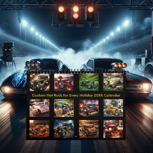 Custom Hot Rods for Every Holiday 20XX  Calendar