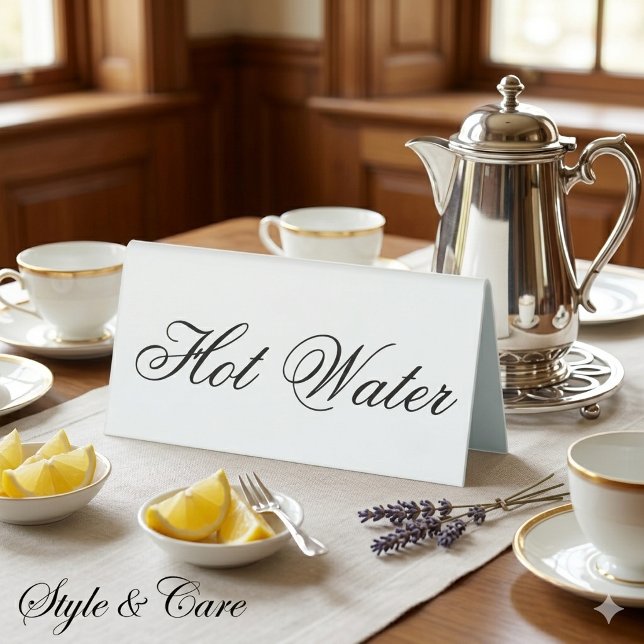 Custom Hot Water Table Tent Elegant Message Stand (Custom Hot Water Table Tent Elegant Message Stand)
