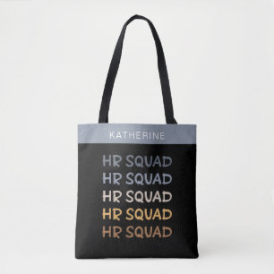 Custom HR Squad Human Resources Team Gifts Tote Bag
