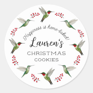 Custom Hummingbird   Classic Round Sticker