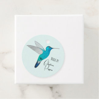 Custom Hummingbird Favour Tags