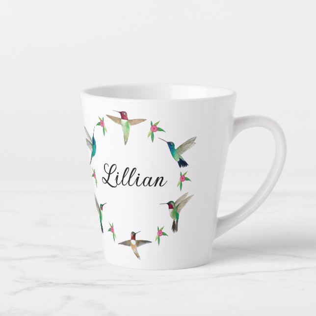 Custom Hummingbird  Mug (Right)