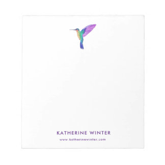 Custom Hummingbird  Notepad