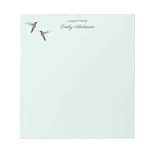 Custom Hummingbird Notepad