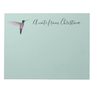Custom Hummingbird Notepad