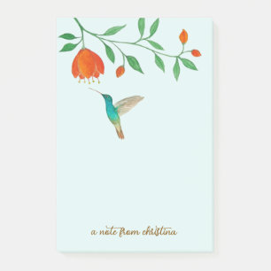 Custom Hummingbird Post-It Notes